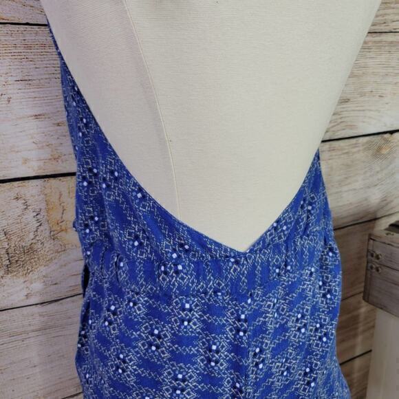 Madewell Cover-Up Halter Romper in Peruvian Stripe Size Small - Picture 4 of 8